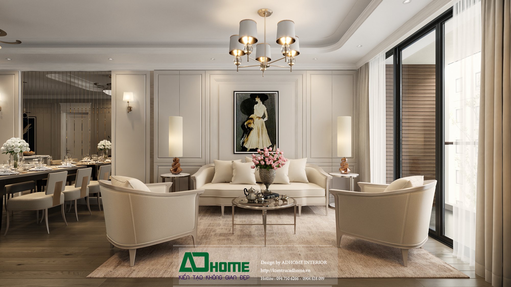 Khám phá bí mật trong thiết kế nội thất tuyệt đẹp do ADHome thiết kế - thi công