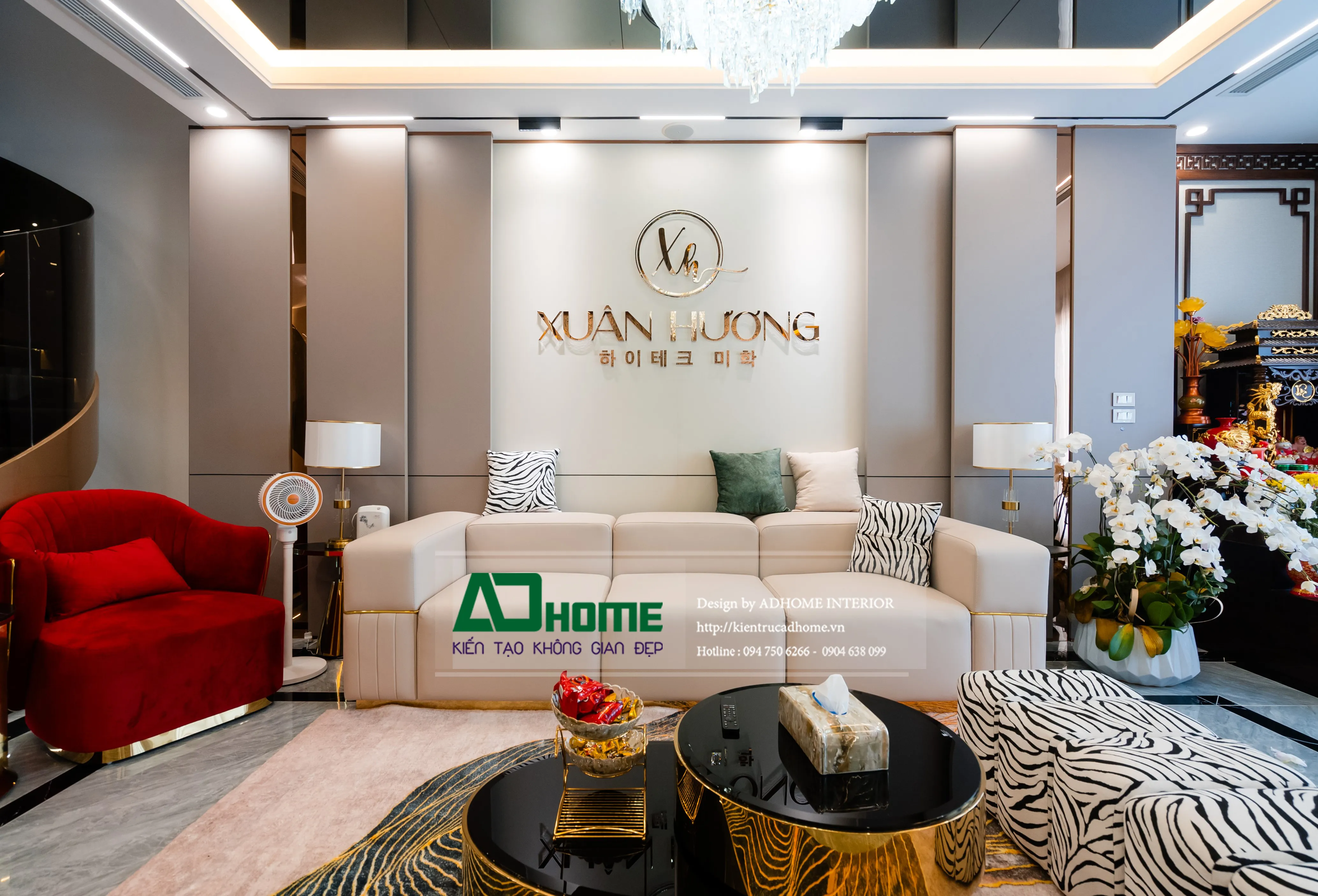 Thi công phòng khách 02