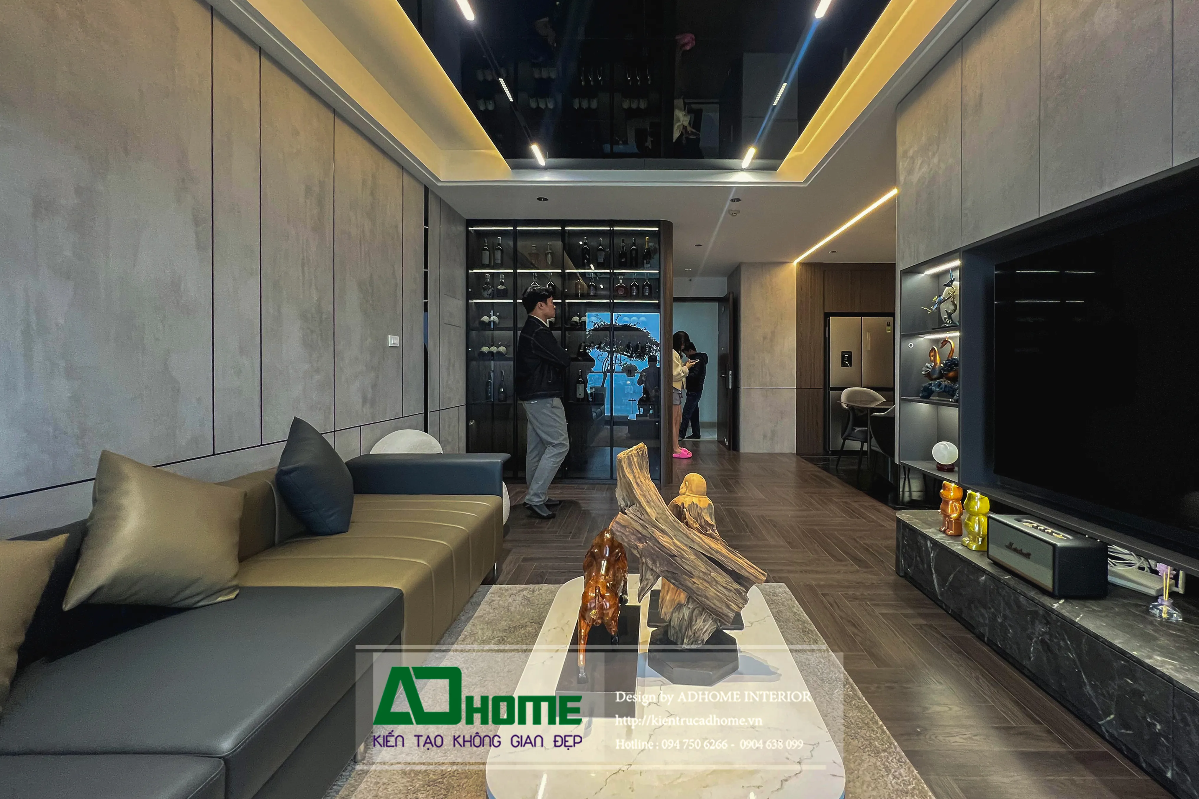 Thi công phòng khách 04