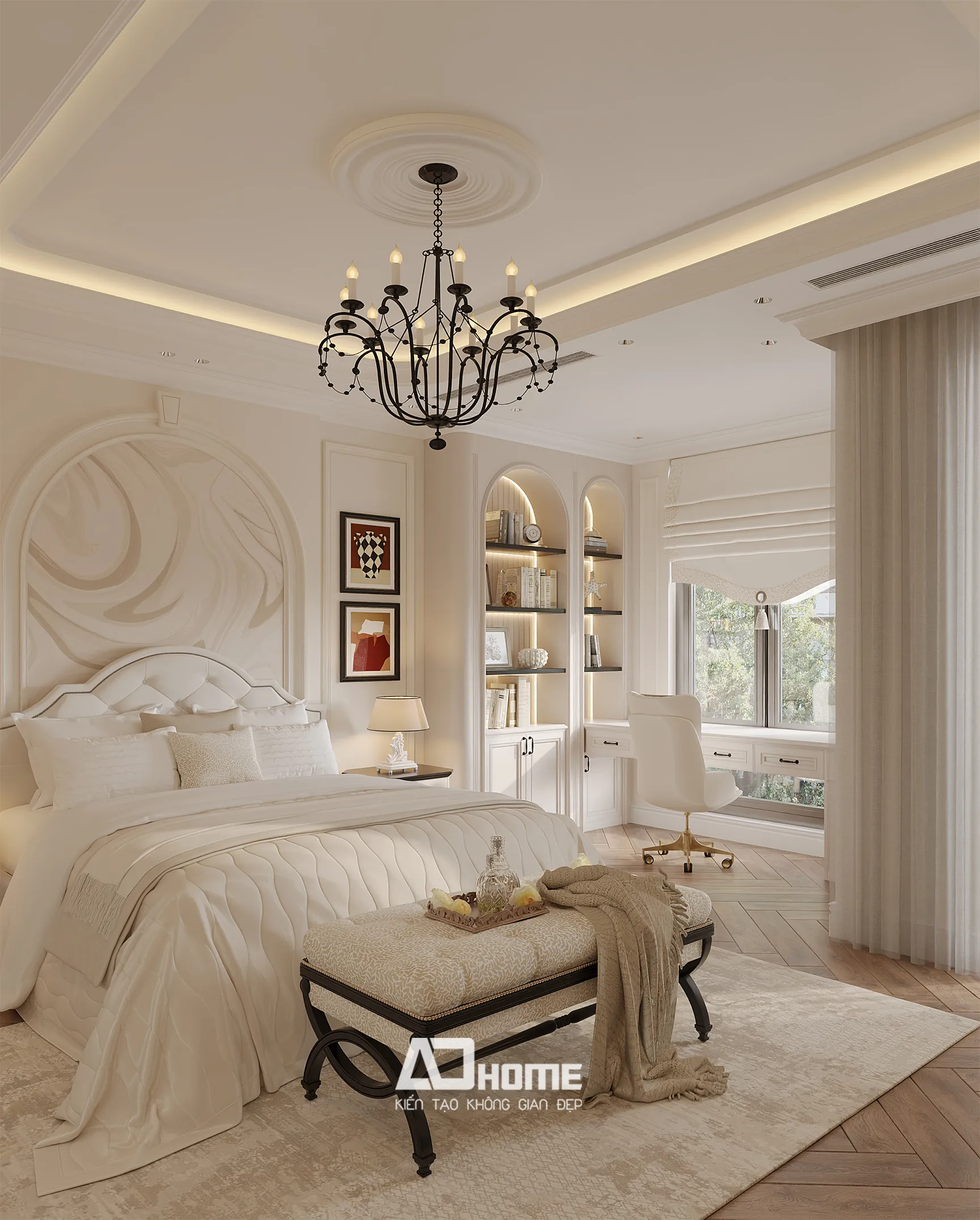 Mẫu thiết kế nội thất chung cư Vin Cổ Loa đẹp