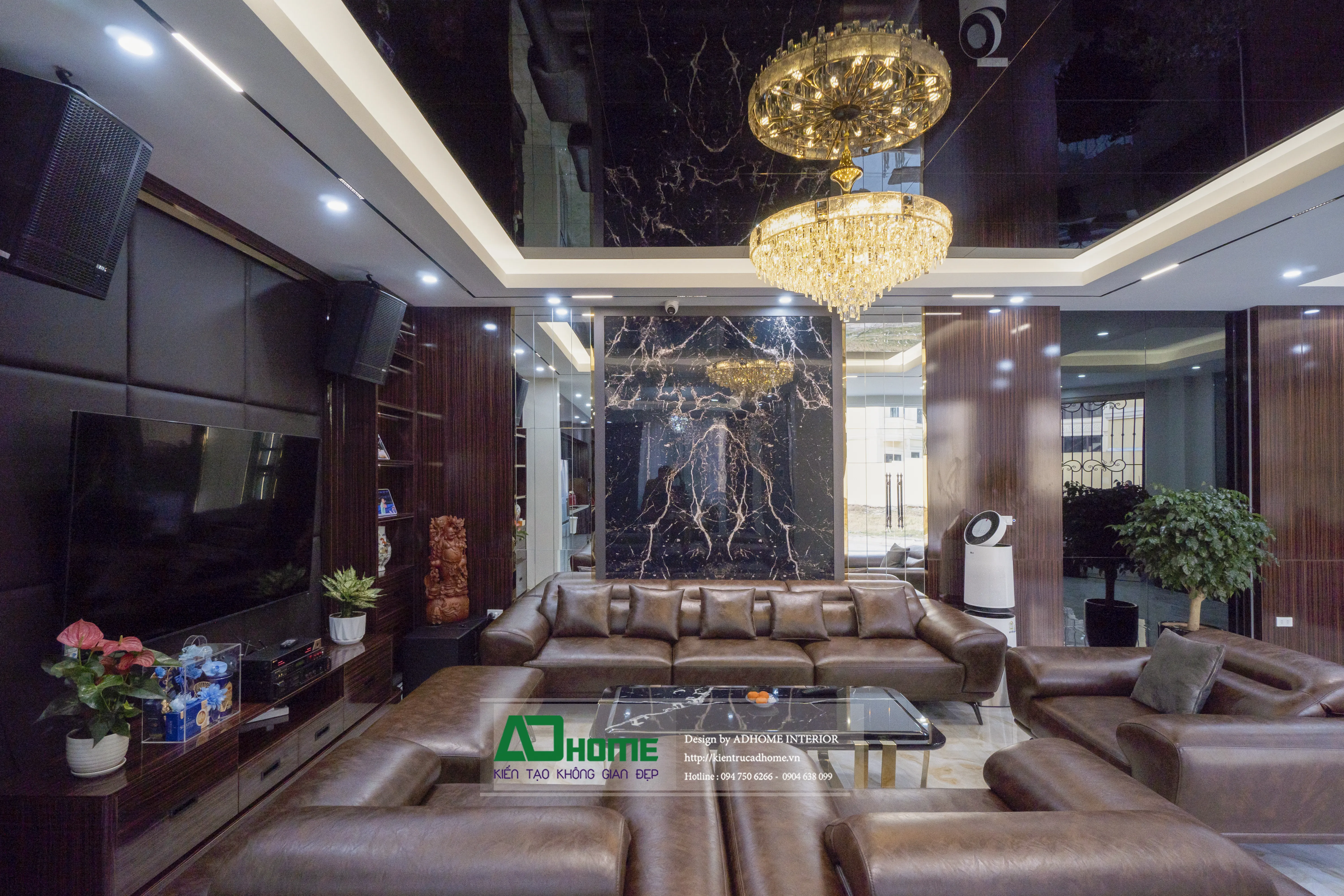 Thi công phòng khách 06