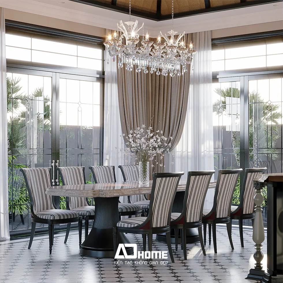 Bảng màu trung tính ấm áp trong thiết kế nội thất Indochine Đông Dương