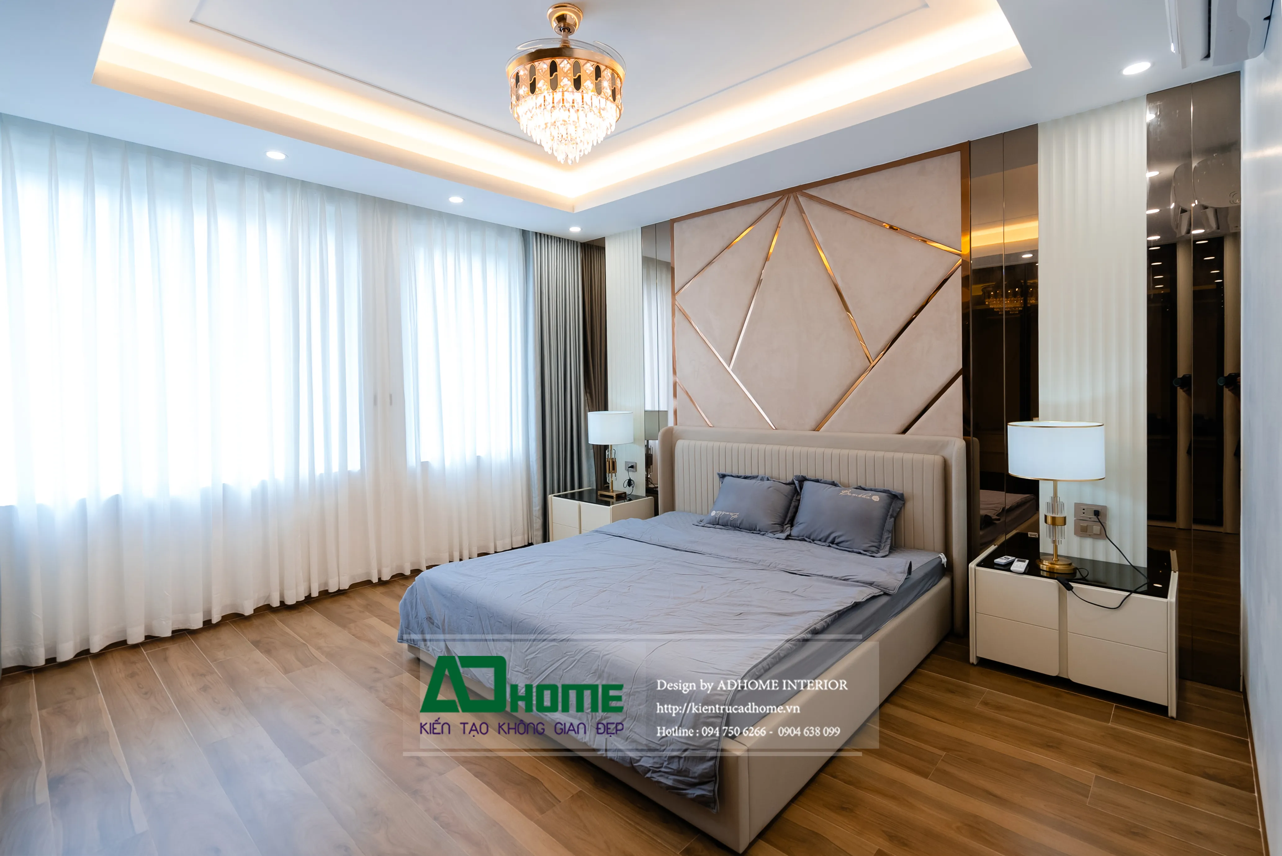 Báo giá Thi Công Nội Thất Phòng Ngủ Vinhomes Cao Cấp