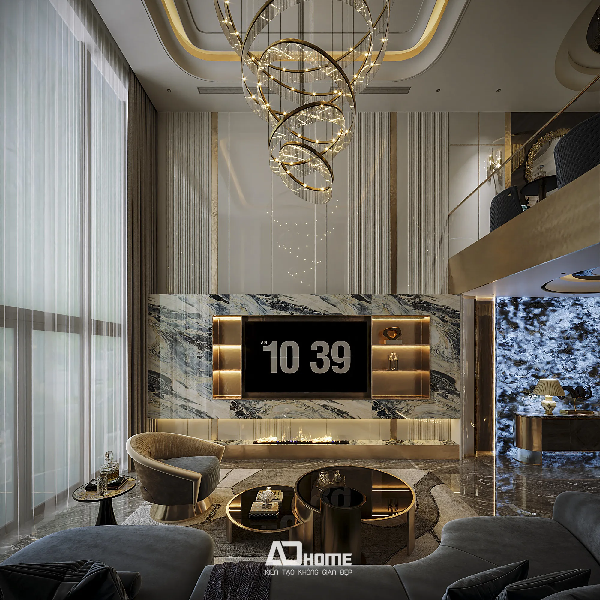 Báo giá thiết kế nội thất biệt thự luxury sang trọng 2026 cho mẫu nội thất biệt thự đẹp luxury