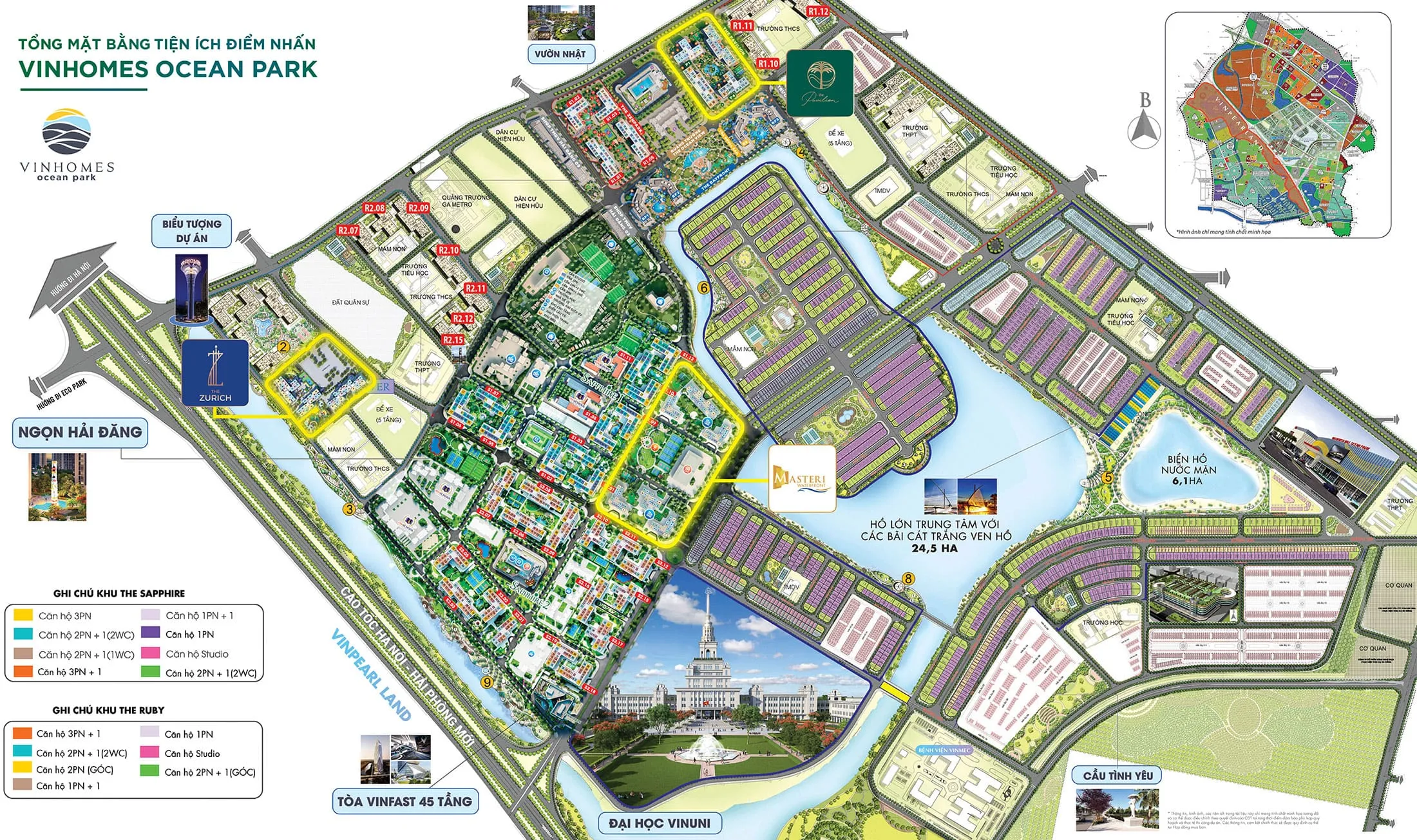 Hệ sinh thái toàn diện tại Vinhomes Ocean Park