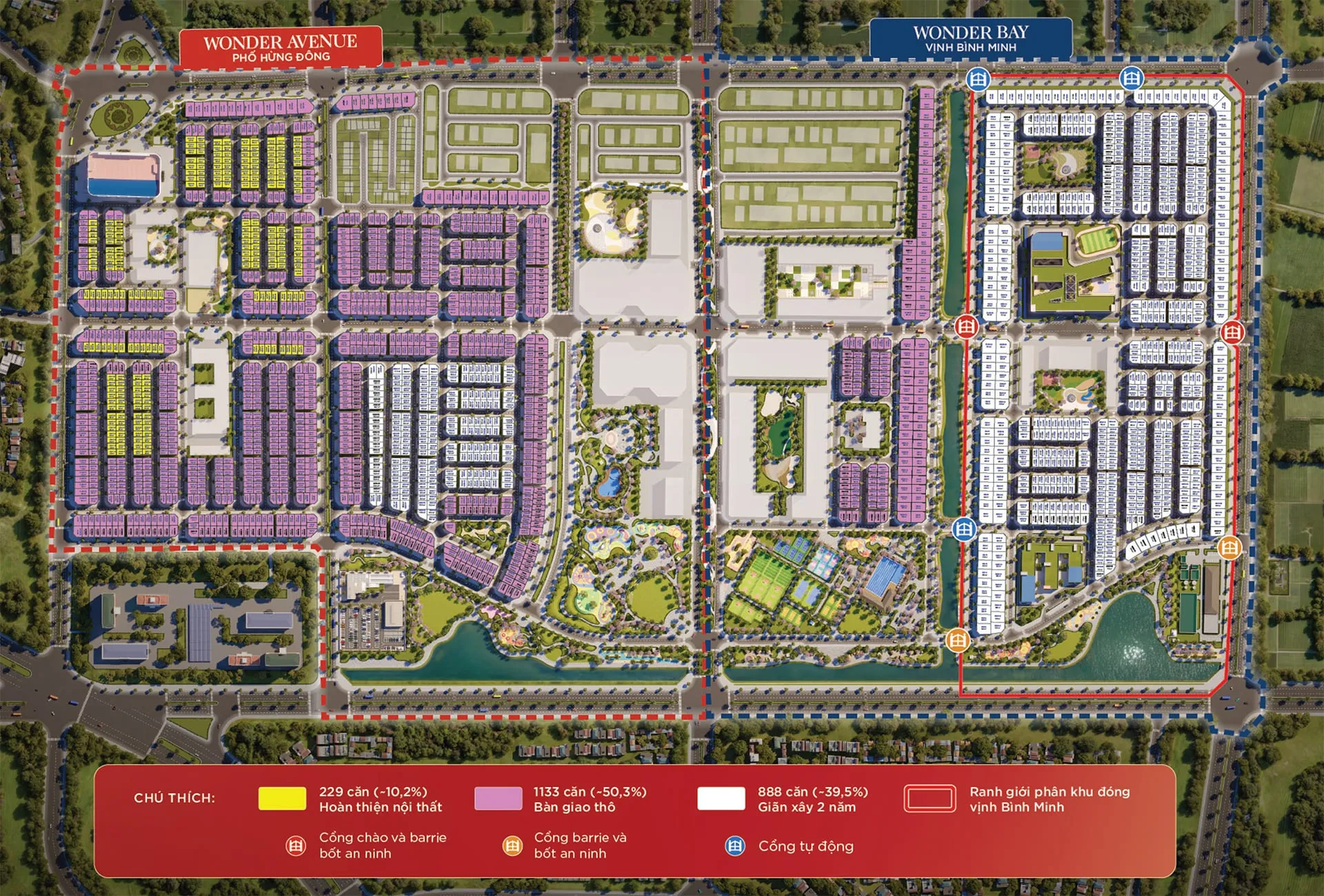 Mặt bằng tồng thể dự án khu đô thị Vinhomes Đan Phượng