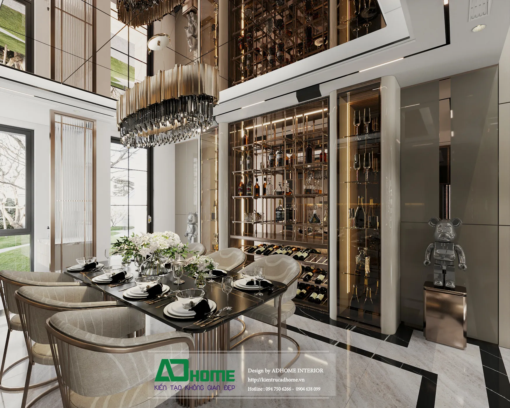 Mẫu nội thất biệt thự nghỉ dưỡng đẹp với không gian mở khác biệt biệt thự ở