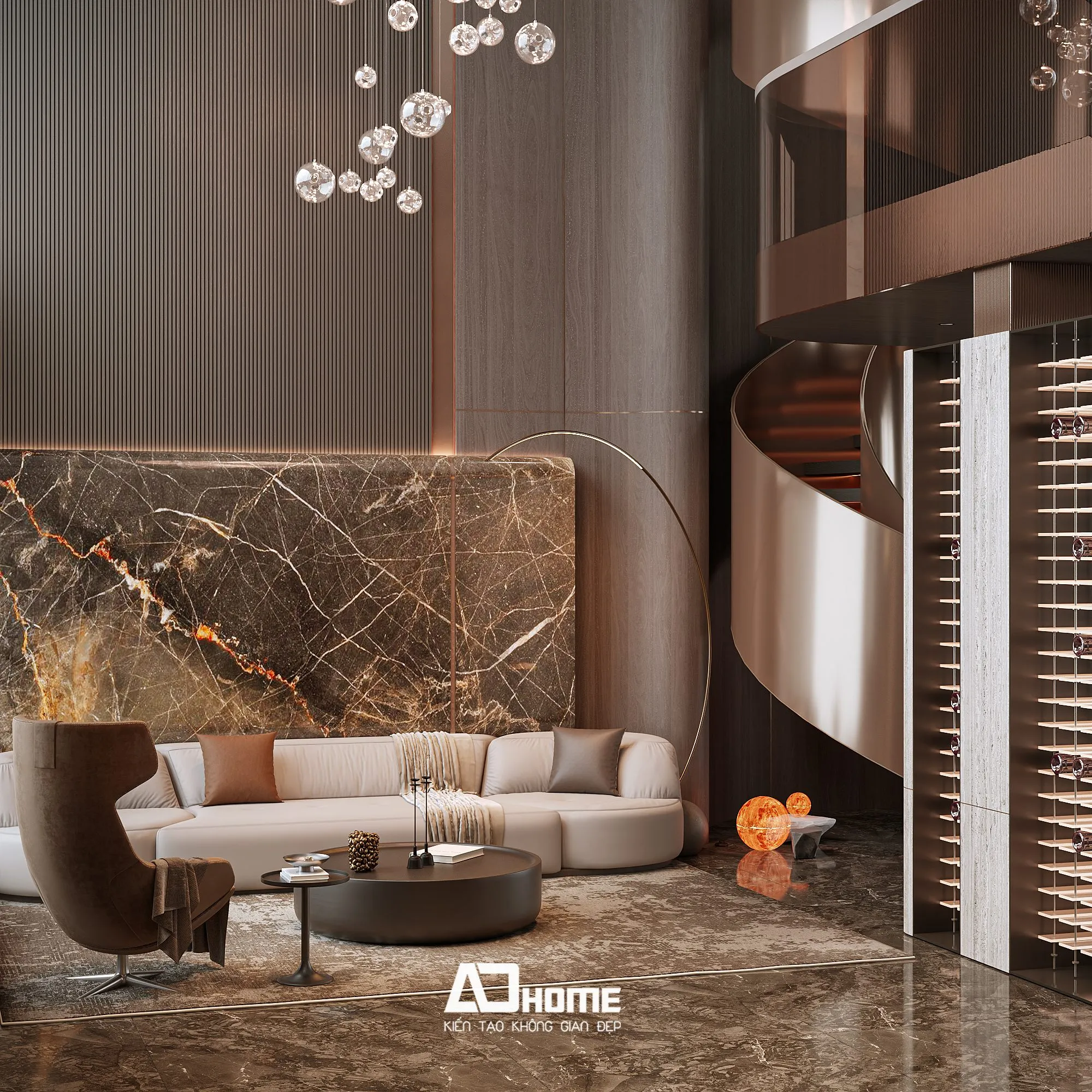 Mẫu nội thất biệt thự nghỉ dưỡng đẹp tại Vinhomes Đan Phượng