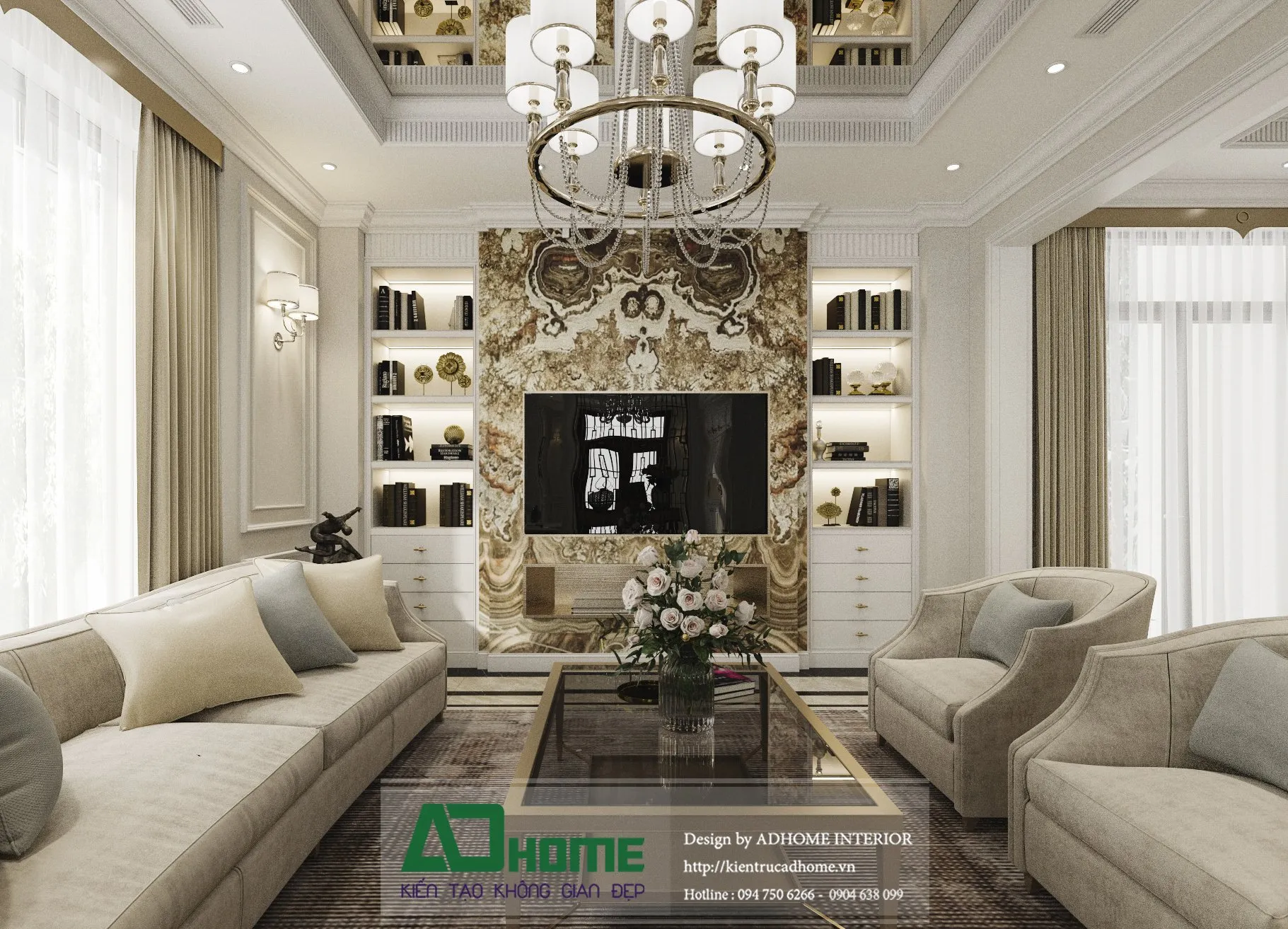 Mẫu thiết kế nội thất biệt thự đẹp khẳng định vị thế và đẳng cấp gia chủ