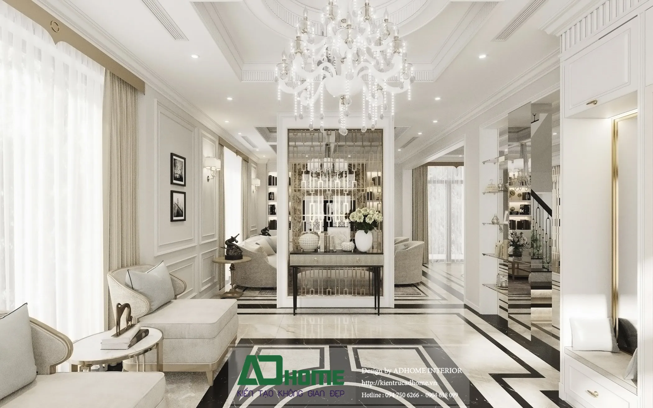 Nội thất biệt thự Vinhomes với giải pháp tối ưu mặt bằng công năng