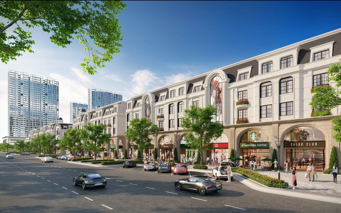 Phân khu thấp tầng dự án Hinode Royal Park với liền kề và shophouse