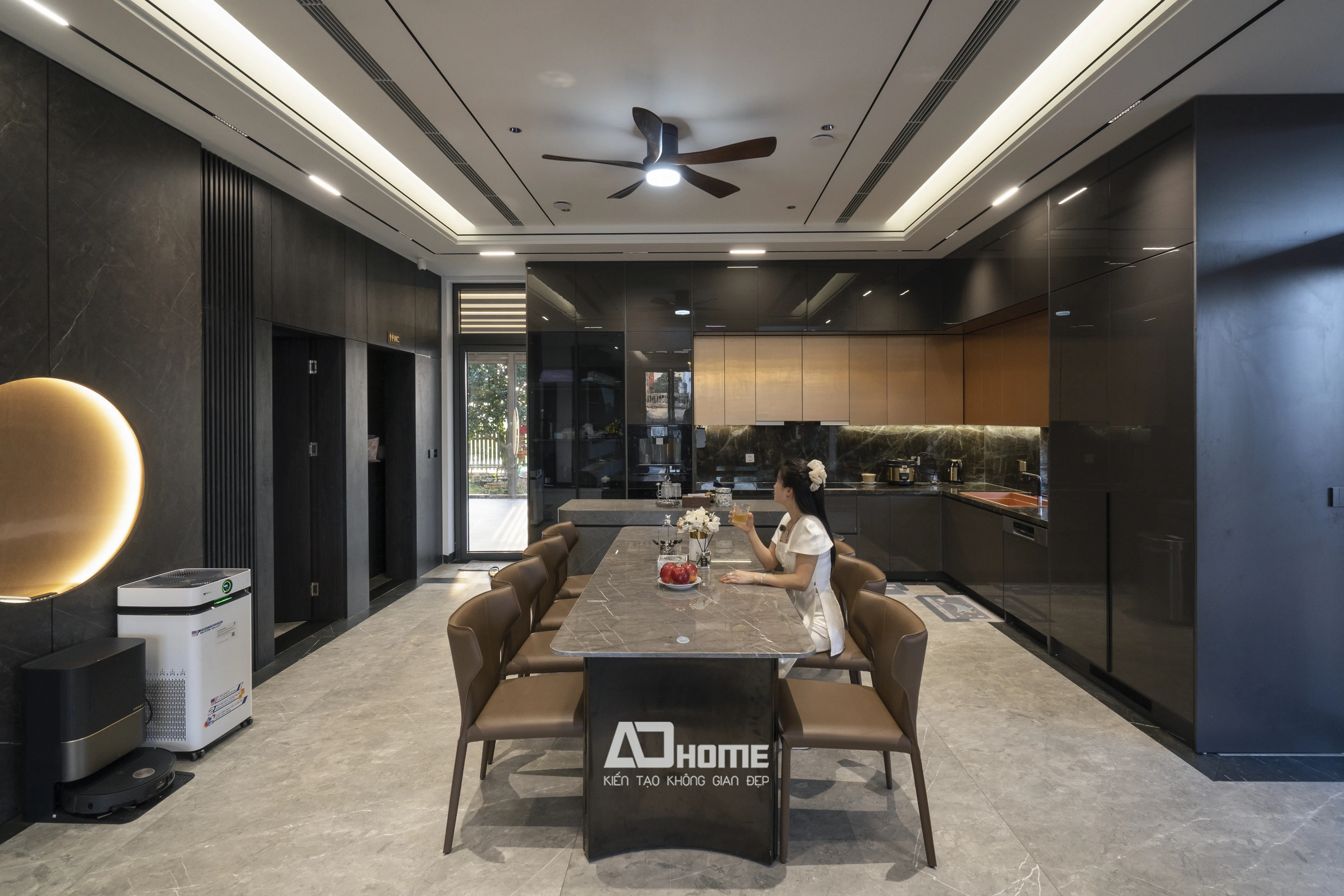 Thi công thiết kế nội thất biệt thự Vinhomes sang trọng bởi ADHome