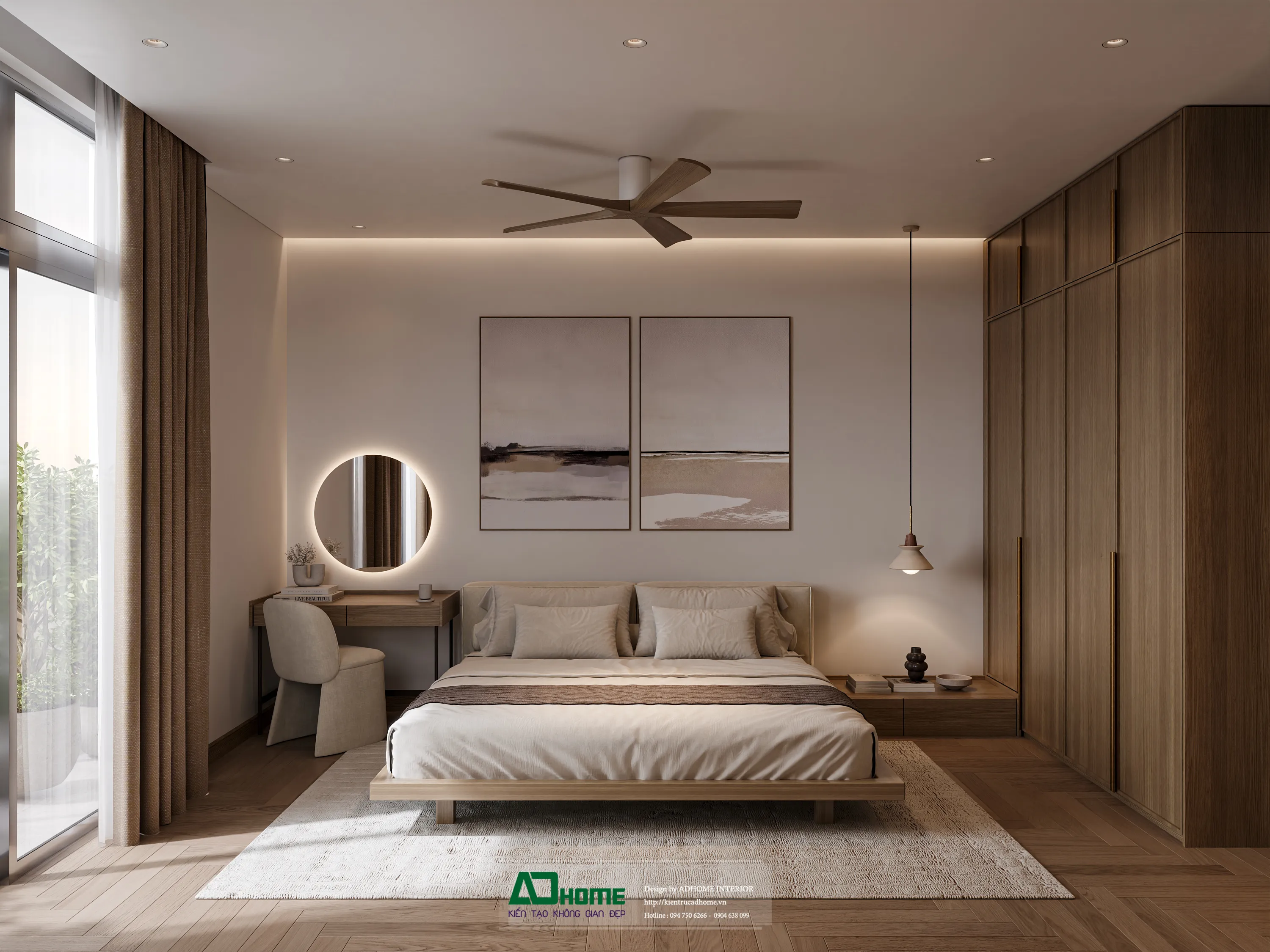 Thiết kế nội thất biệt thự hiện đại tại Ánh Dương, Vinhomes Ocean Park