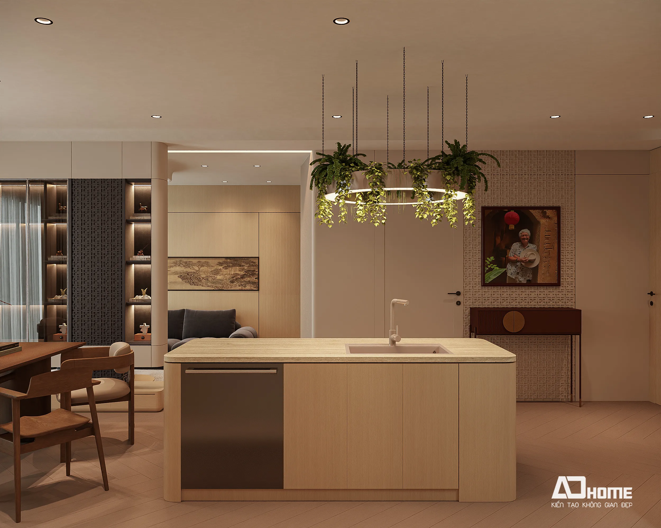 Thiết kế nội thất biệt thự Vinhomes Đan Phượng phong cách Minimalism tối giản