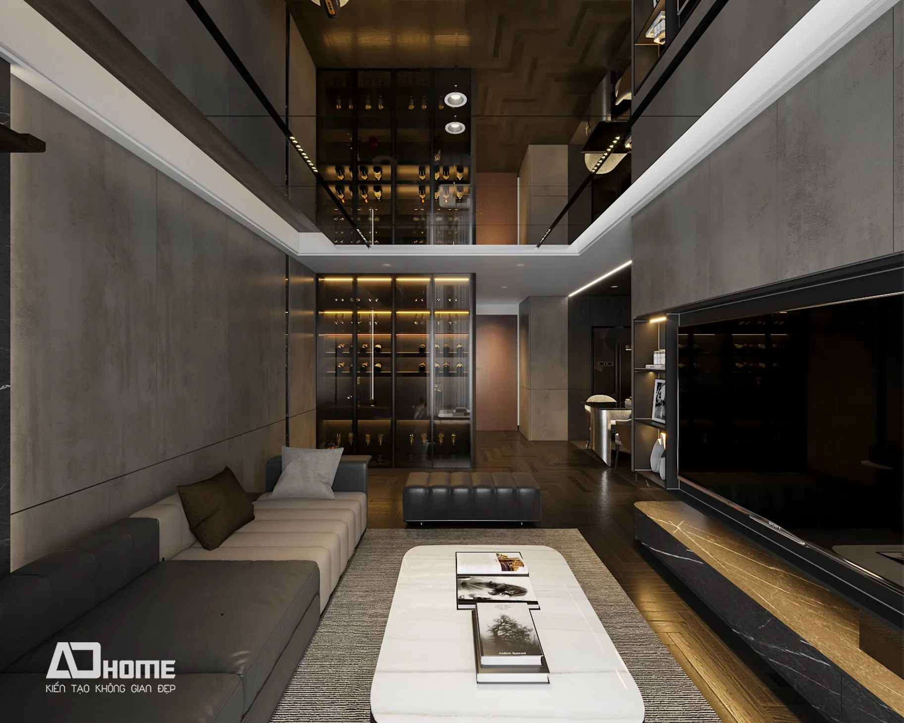 Thiết kế nội thất biệt thự đơn lập Vinhomes phong cách Luxury