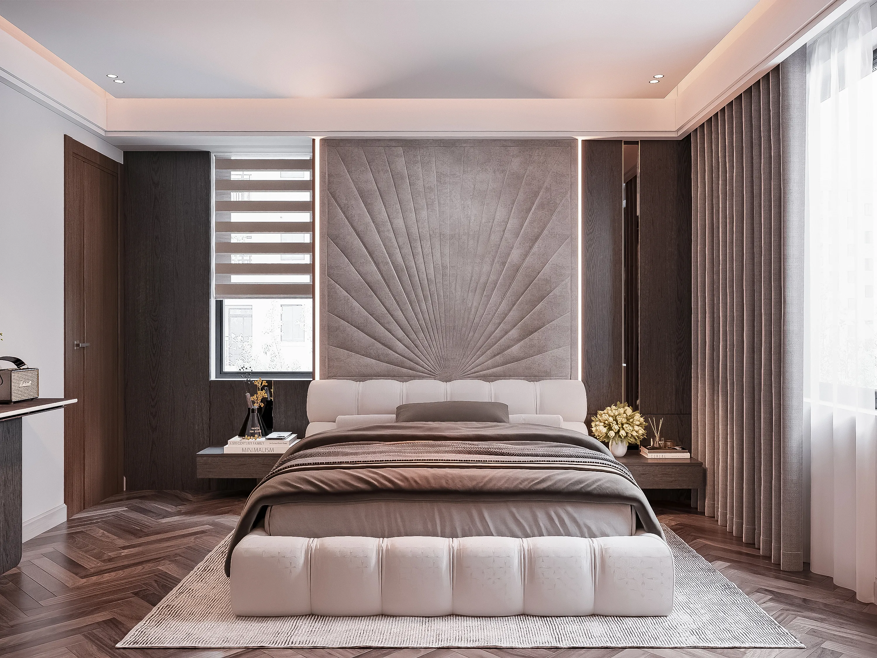 Thiết kế nội thất căn hộ 3 phòng ngủ sang trọng