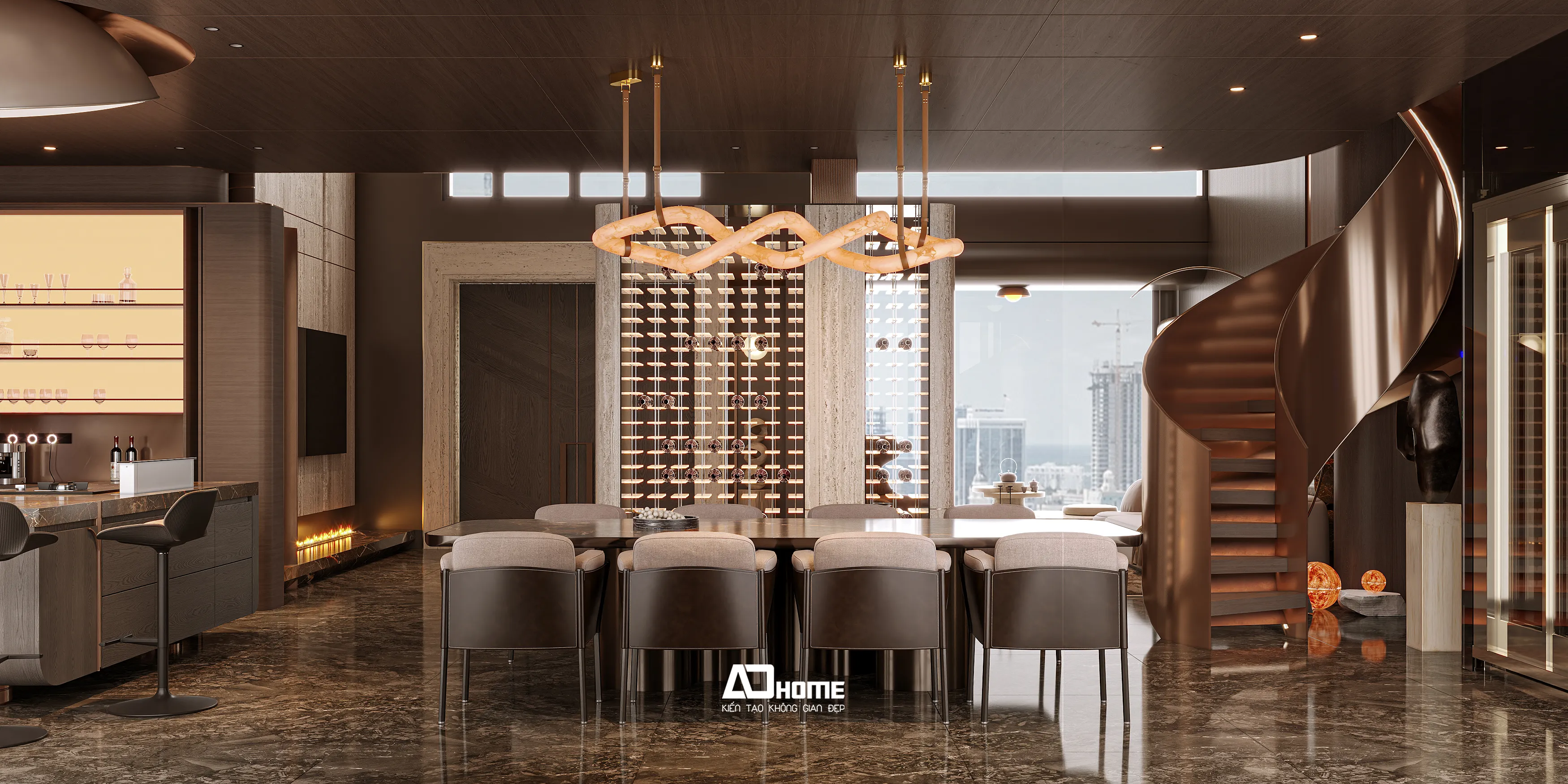 Thiết kế nội thất chung cư Vinhomes Ocean Park phong cách hiện đại