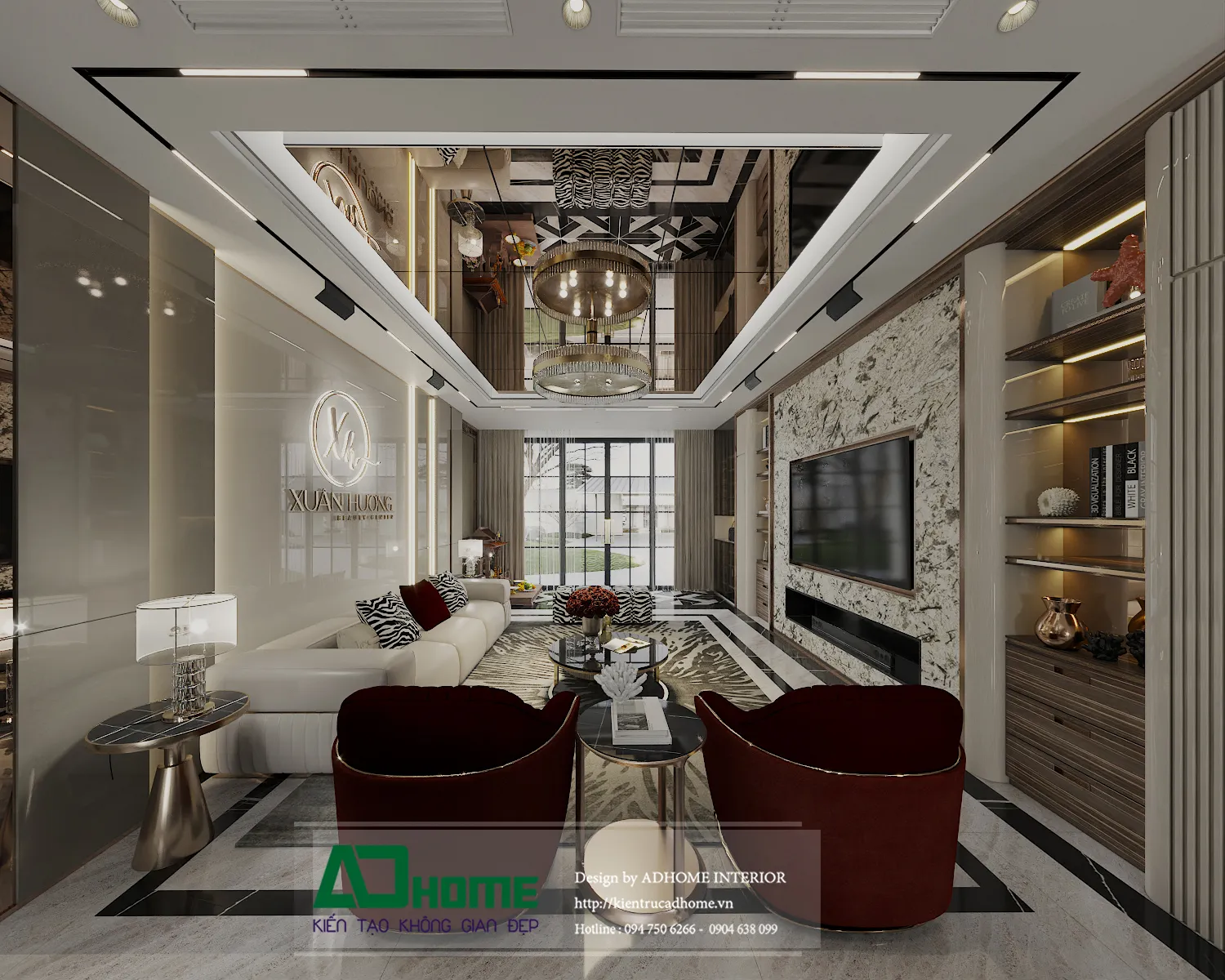 Thiết kế nội thất luxury độc bản với trải nghiệm giác quan cao cấp