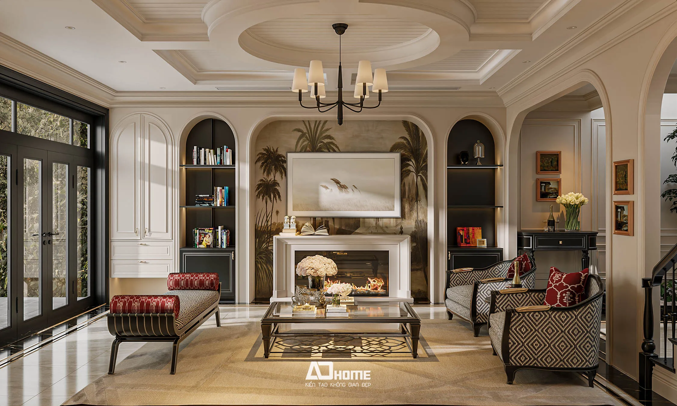 Phong cách tân cổ điển nhẹ nhàng tone kem: Đẳng cấp, tinh tế và không lỗi mốt