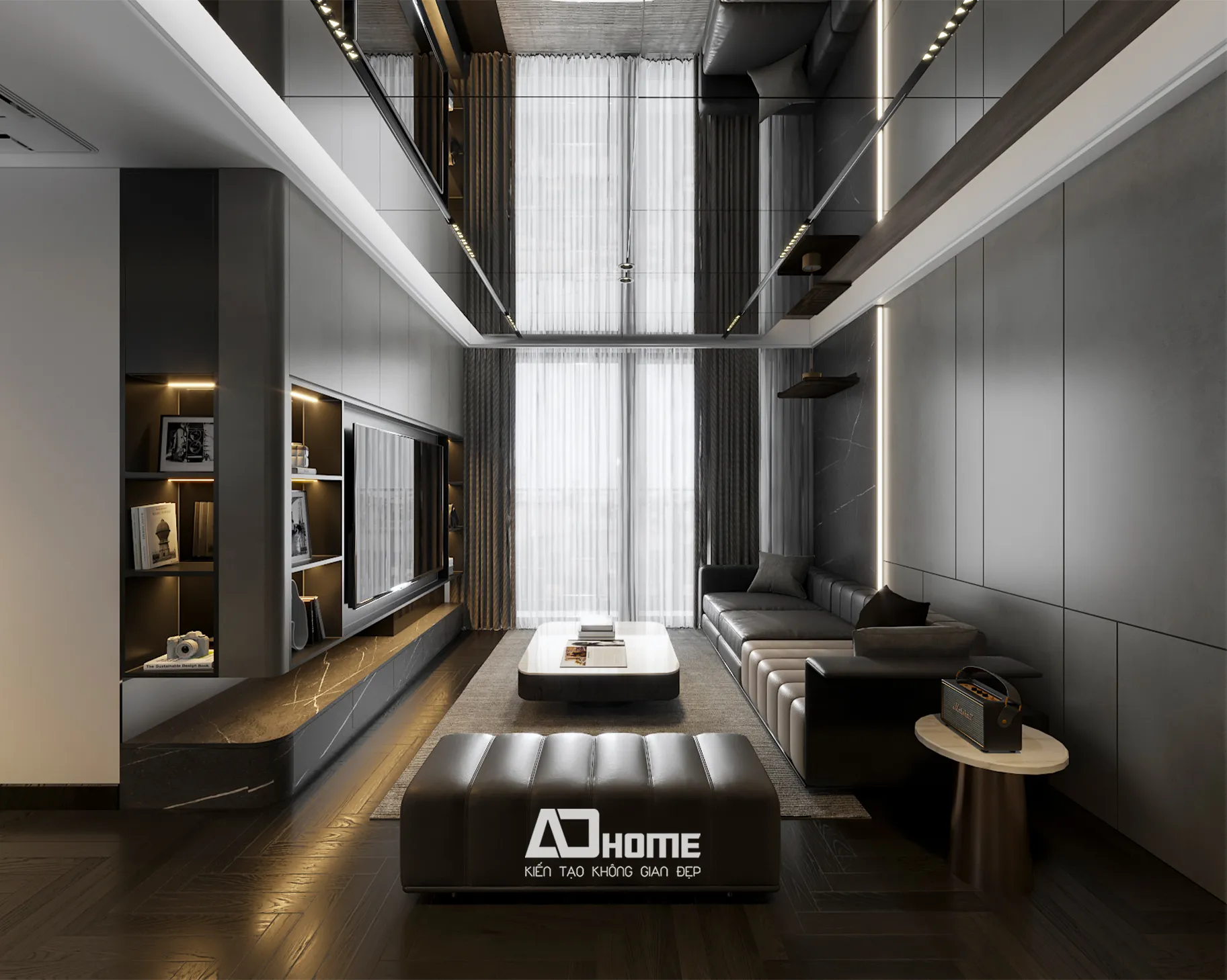 Thiết kế nội thất Vinhomes chung cư phong cách hiện đại