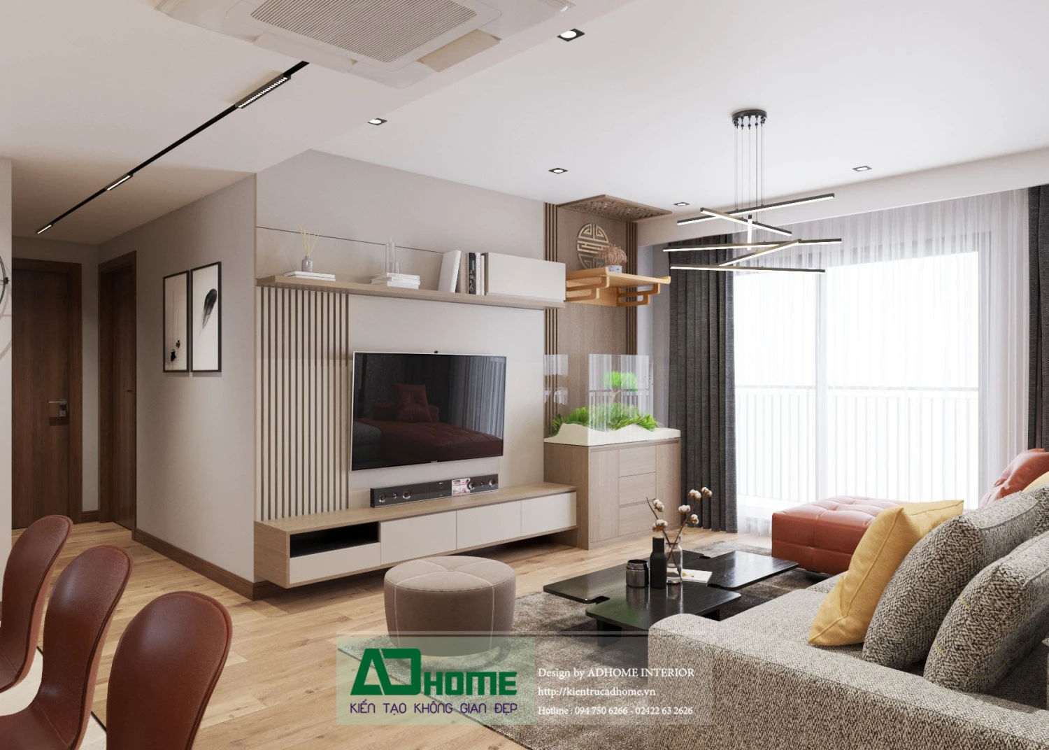 Căn hộ Swanlake Onsen Ecopark - Hiện đại tối giản