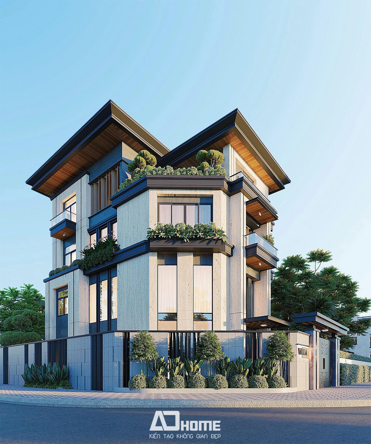 Biệt Thự Đơn Lập Góc - KĐT TP Giao Lưu