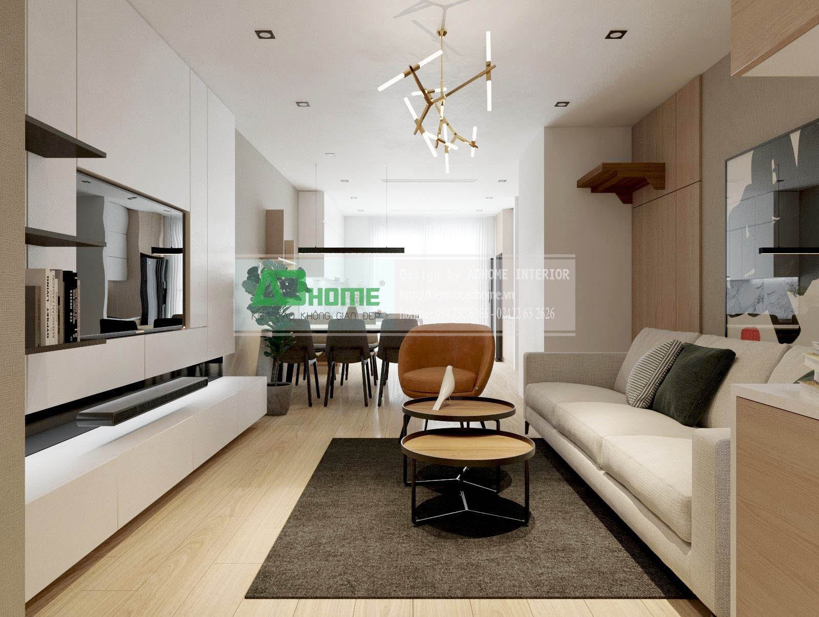 Thiết kế nội thất chung cư New Horizon City - Phong cách Hiện đại