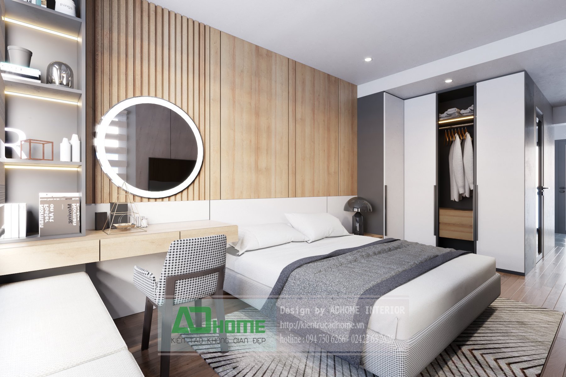  Thiết kế nội thất chung cư Nguyễn Văn Trỗi - Phong cách Hiện đại
